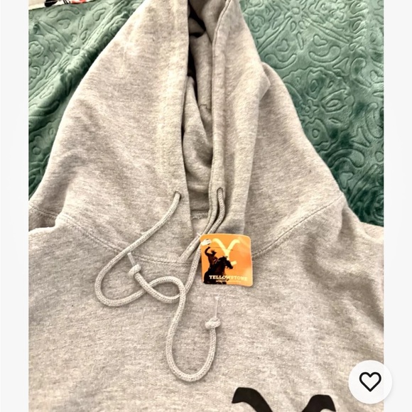 Yelllowstone Montana NWT Brisco Bucking Bronco Big&Tall 3X Gray Soft Hoodie - Picture 12 of 14